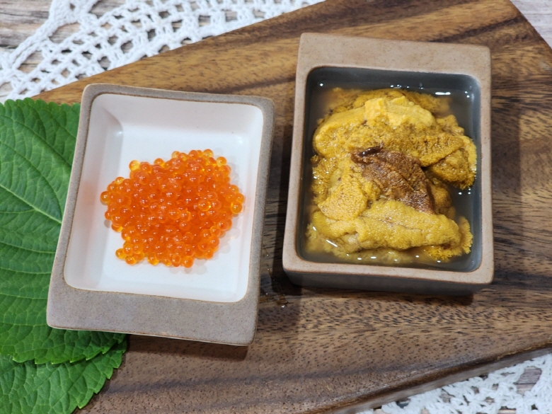 생물 보라성게알 100g