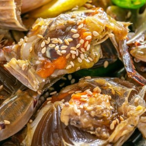 [2kg 8,900원!!] 수제 삼점 암꽃게장